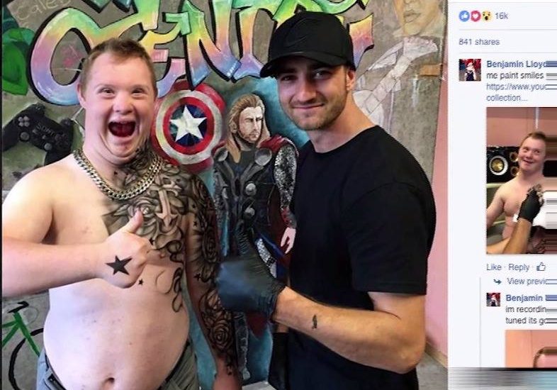 Lad Tattoos Sick Kids