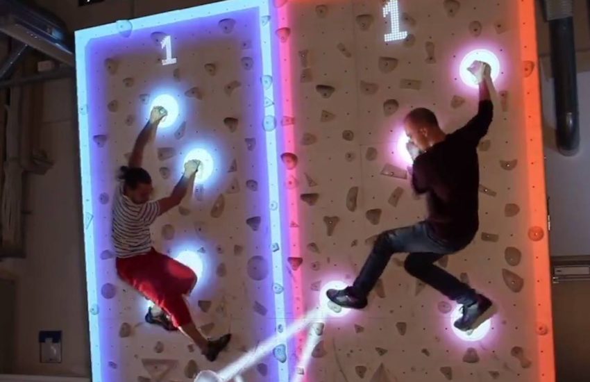 Awesome Augmented Climbing Wall