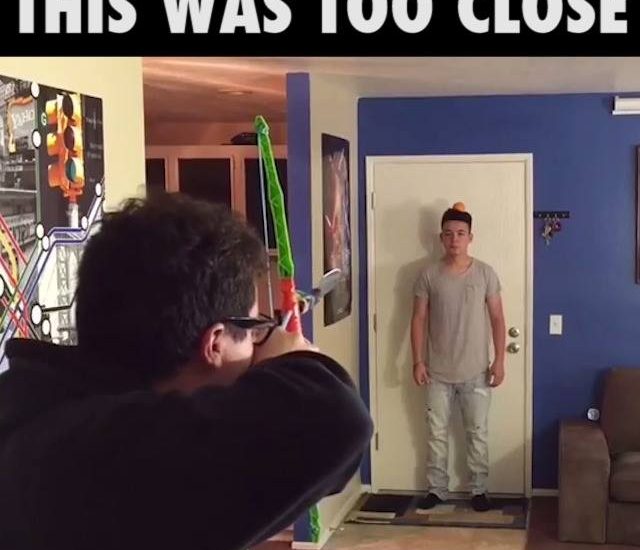 Amazing Bow And Arrow Shot