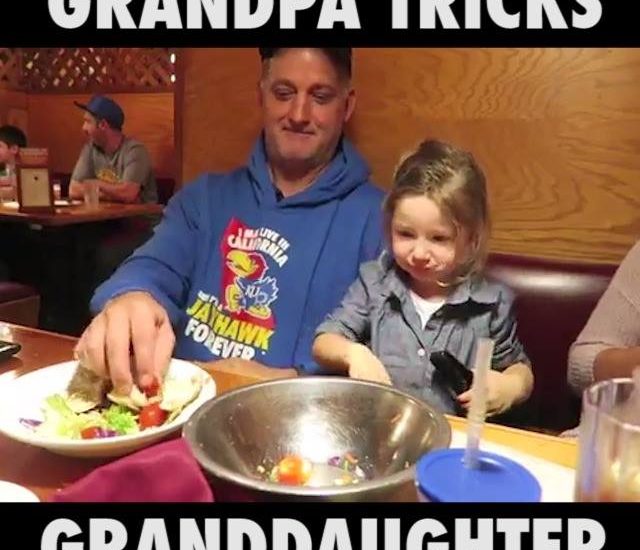 Grandpa Tricks Granddaughter