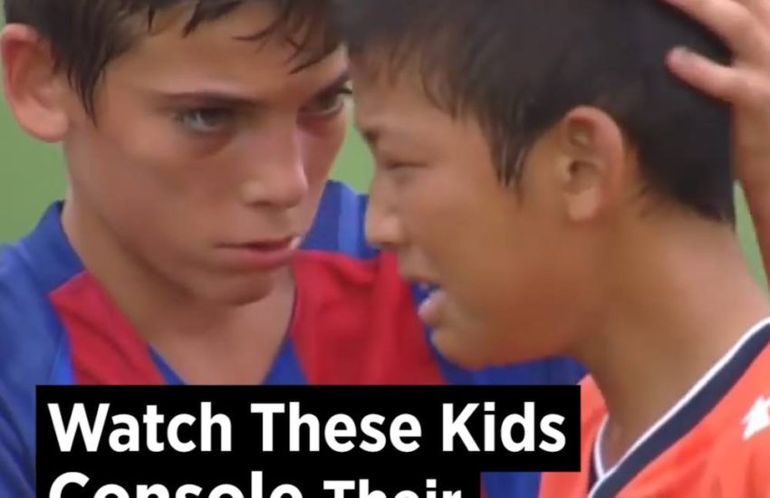 Watch These Kids Console Their Heartbroken Opponents
