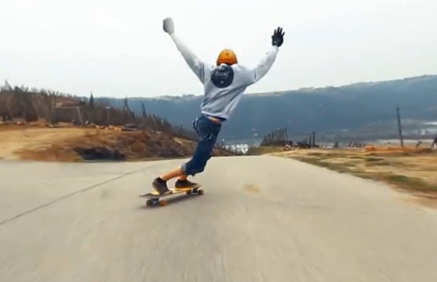 Epic Downhill Skateboarding