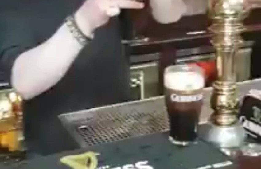 Man Orders Pint of Guinness, Drinks It While Hydro-Boarding Ov...