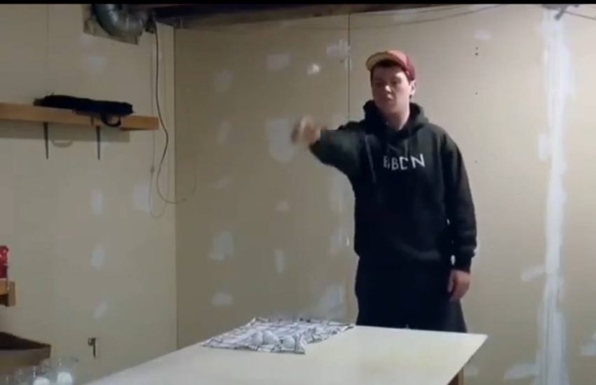 AMAZING BEER PONG SKILLS