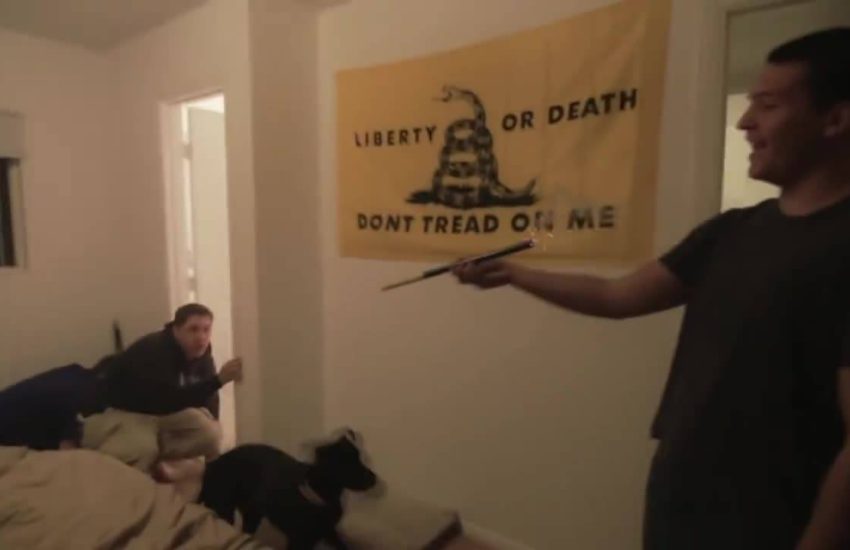 Roman Candle Prank Fail