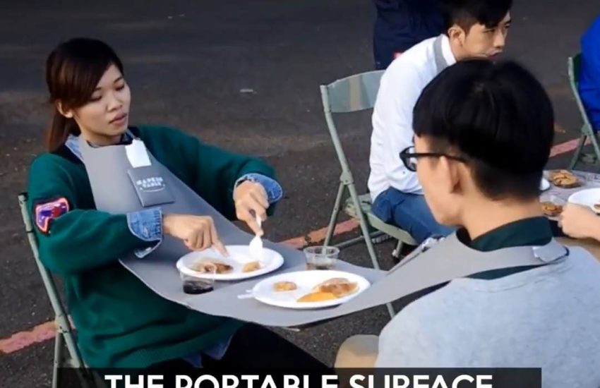 Portable Napkin Table