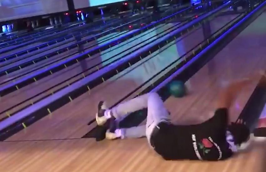 The world's worst attempt at bowling