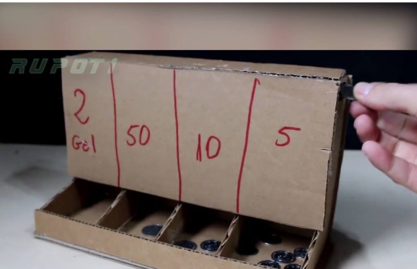 DIY coin separation bank