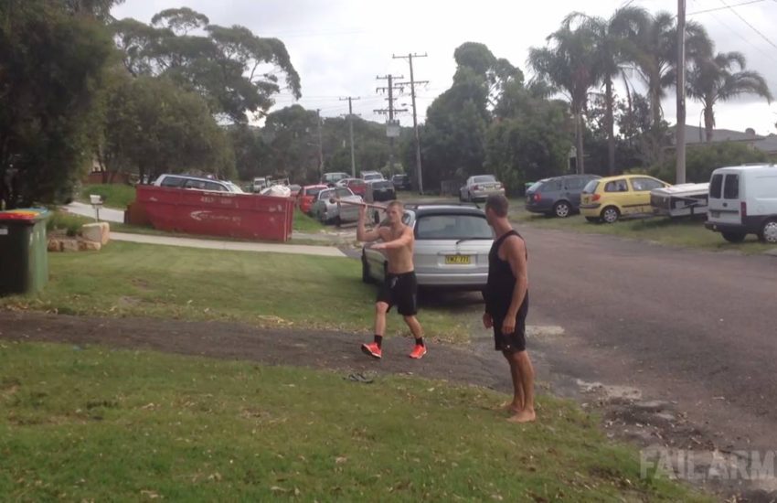 Spear Throw Gone Wrong