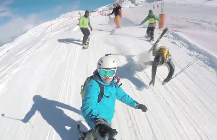 When there's that one guy who doesn't snowboard