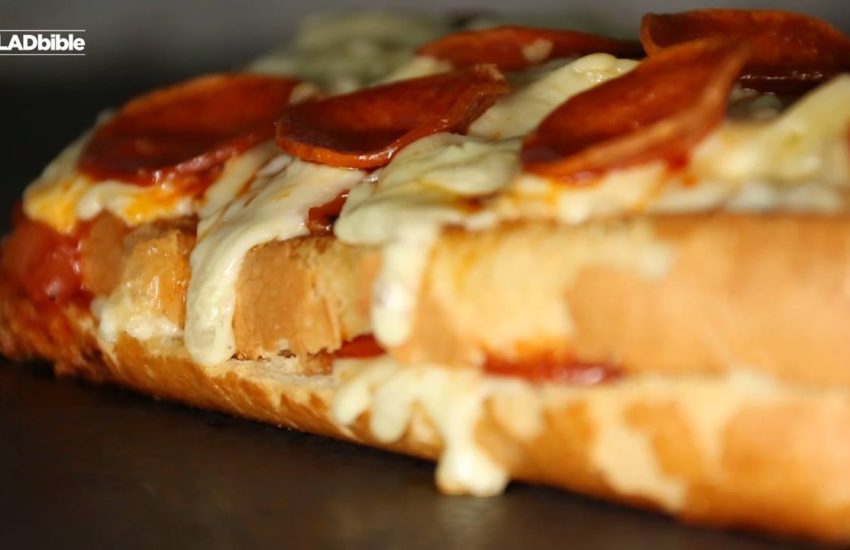Introducing The Pepperoni And Grilled Cheese Pizza