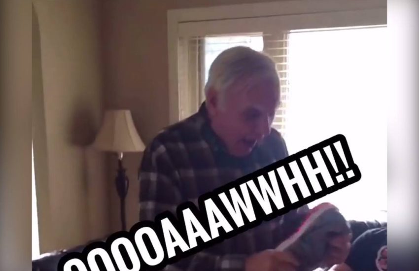 He waited years for a pair of light up shoes