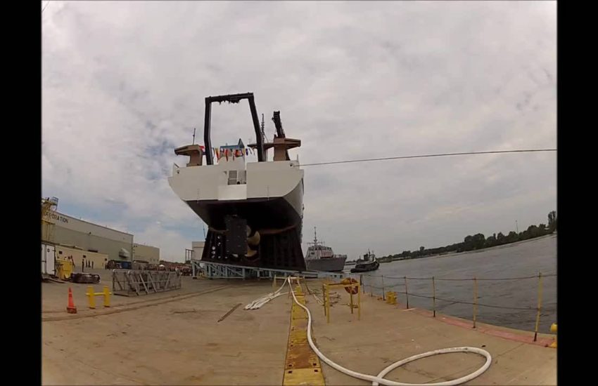 EPIC Ship Launching Fail