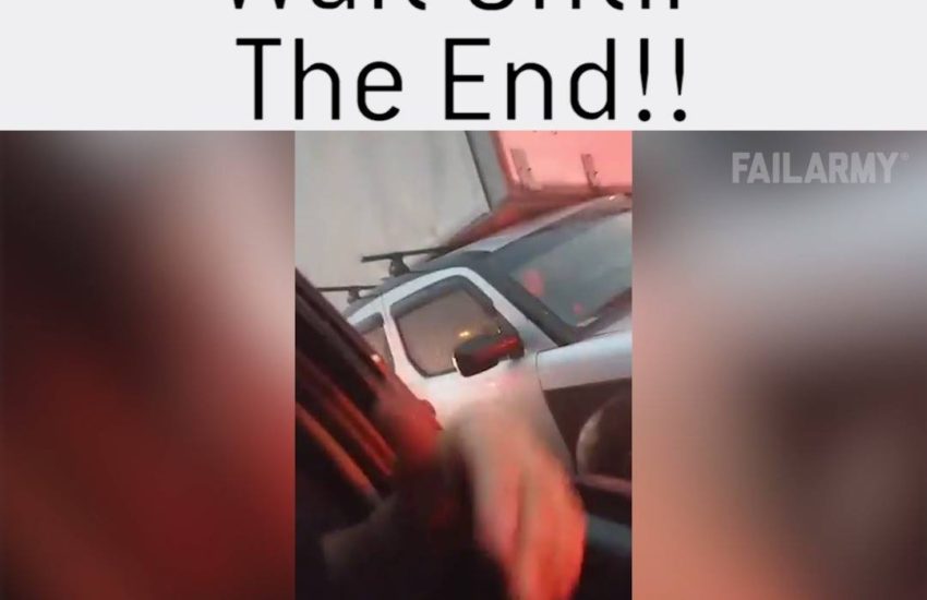 Semi Truck Crashes in Heavy Storm