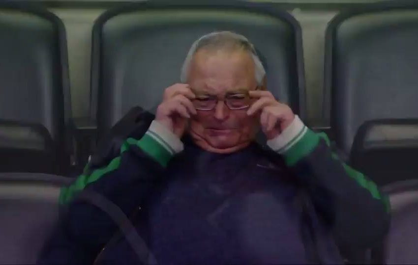Grandpa gets emotional before his grandson's first game. Watch more: www.thebearshit.com