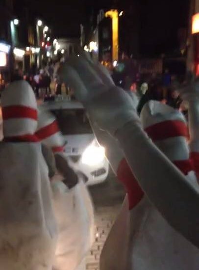 The police going bowling on Halloween... Via: ViralHog