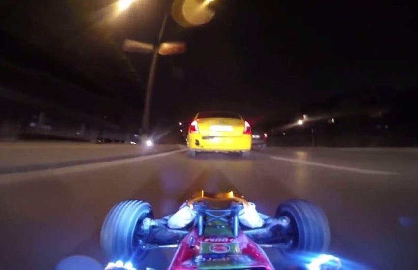 Driving An RC Car In Real Trafic