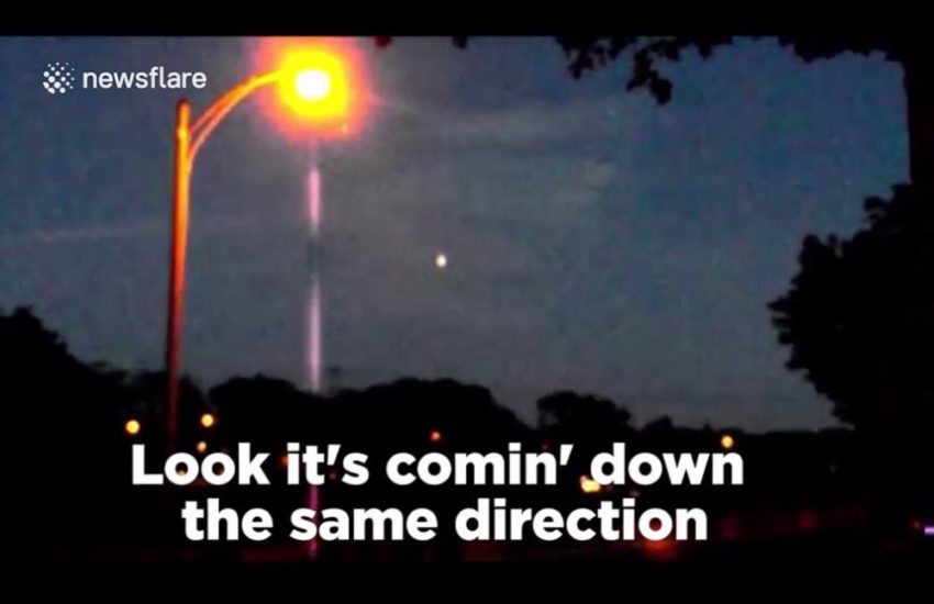 People Freak Out Over UFO Sighting