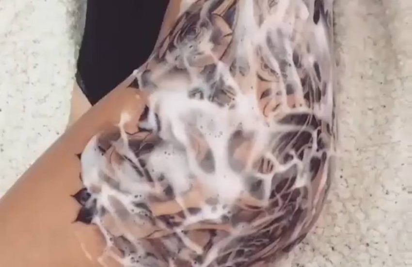 Amazing Thigh Tattoo