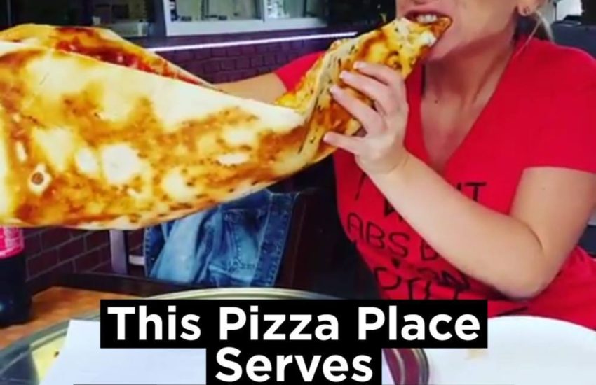 This Pizza Place Serves Slices 2-Feet Long