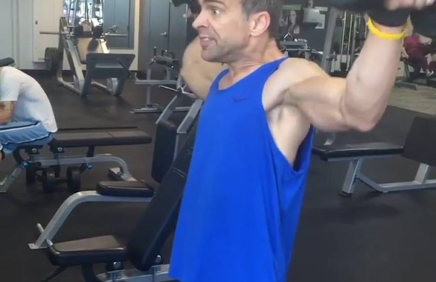 Steve Alexy Smashing The Gym