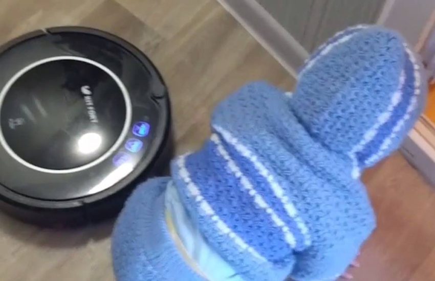 Baby Rides On Vacuum