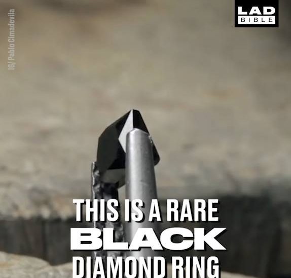 This Is A Rare Black Diamond Ring