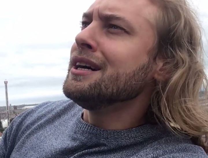 Lad Gets His Mate To Confront His Rollercoaster Fear