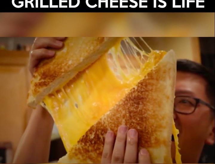 This giant grilled cheese is life
