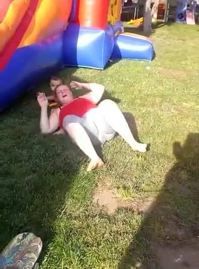 Poor kid had no chance to react. What was she thinking?