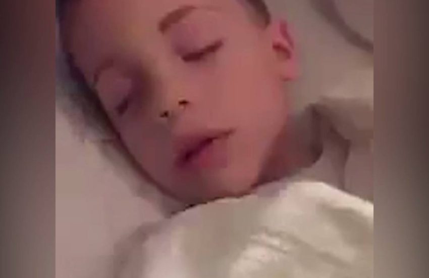 This little boy gets an unexpected makeover