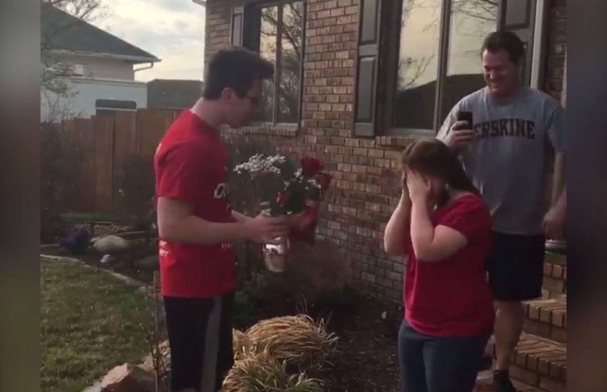Hearts are melting over this 'cheesy' prom proposal
