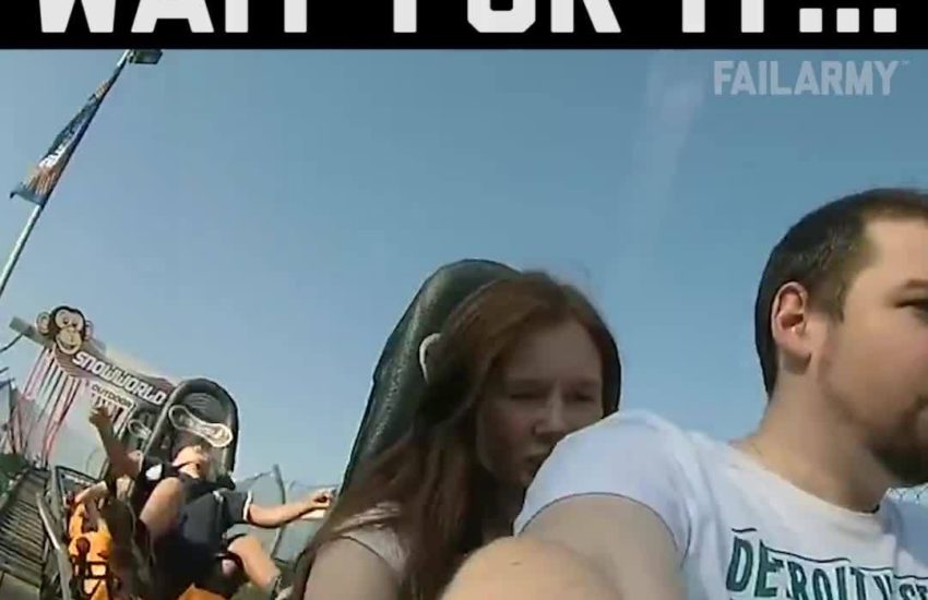 Kid on Alpine Slide Gets Instant Karma