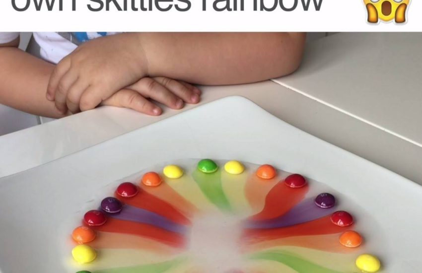Credit: Early learning toys Taste the rainbow kids.