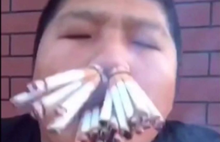 WHY DUDE WHY? credit: Newsflare