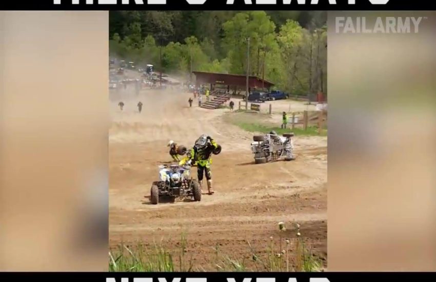 Crazy ATV Crash