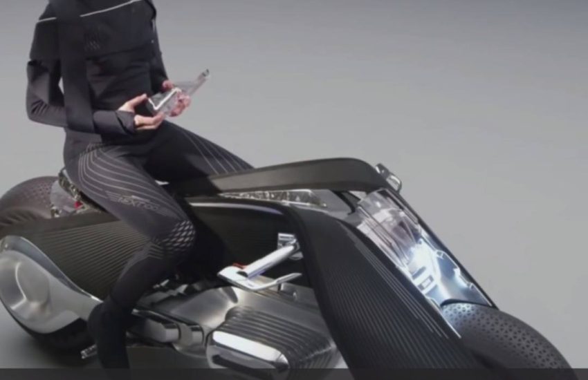 The bike is so artificially intelligent that you can ride it without a helmet. #WelcomeToTheFuture