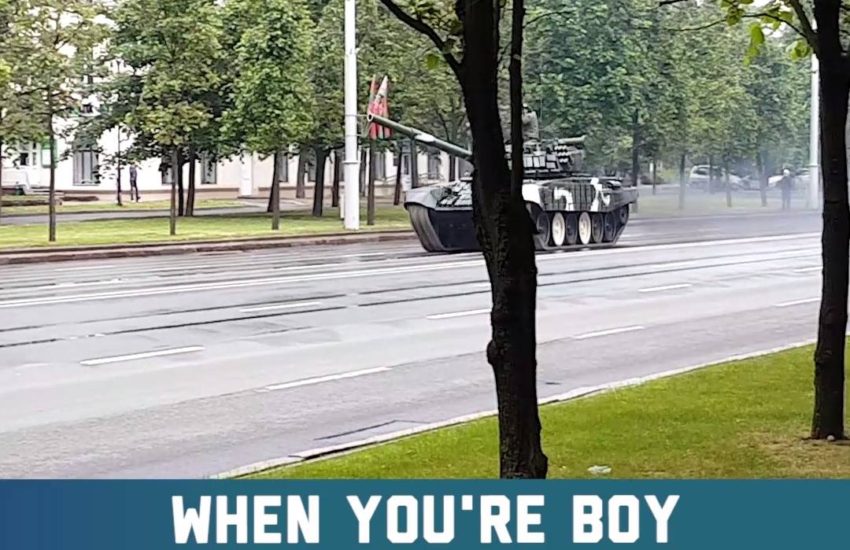 Russian Tank Speeding