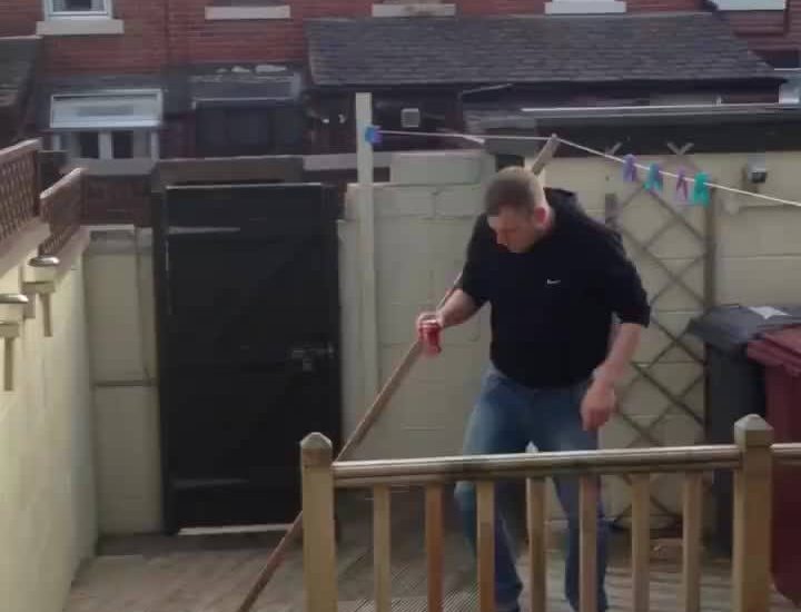 The coke can trick... Credit: Marc Bruce Lee Scholey