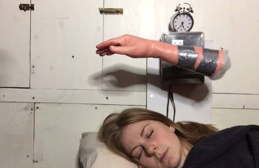 An Alarm Clock That Slaps You In The Face