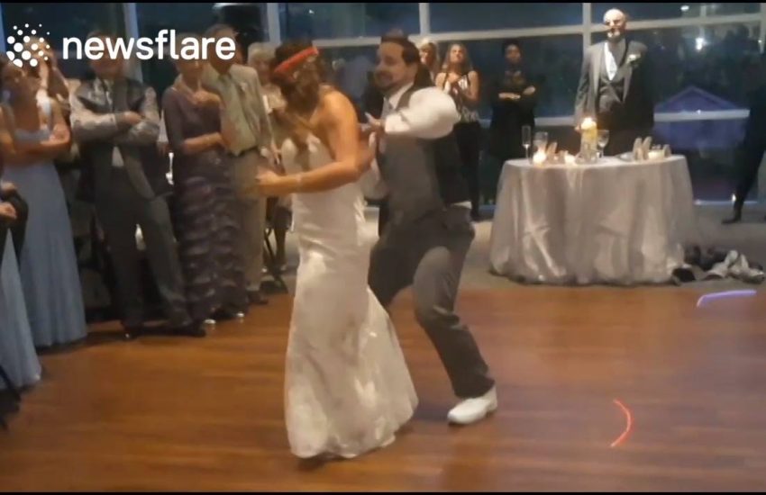 Newlyweds Perform Epic First Dance