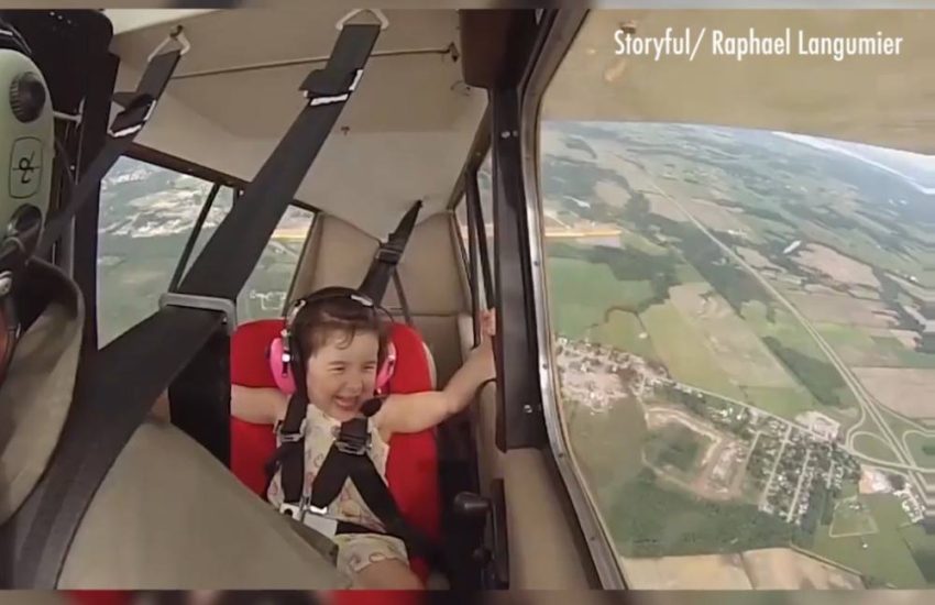 Doing Stunts In Dad's Plane