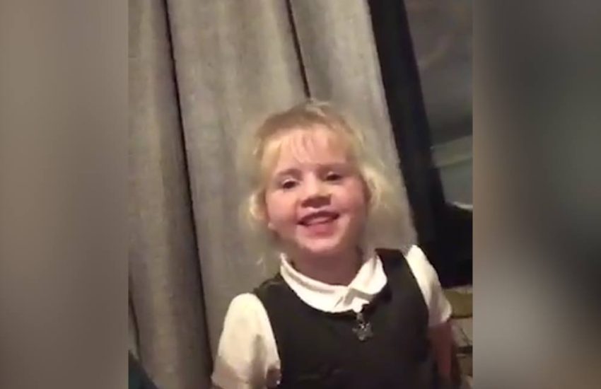 Little Girl Receives Diamond Ring Proposal