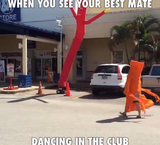 When You See Your Best Mate Dancing In The Club