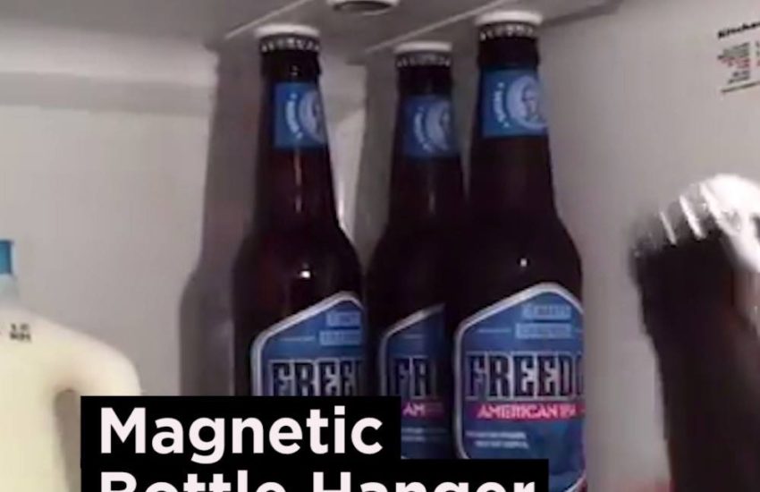 Magnetic beer hanger