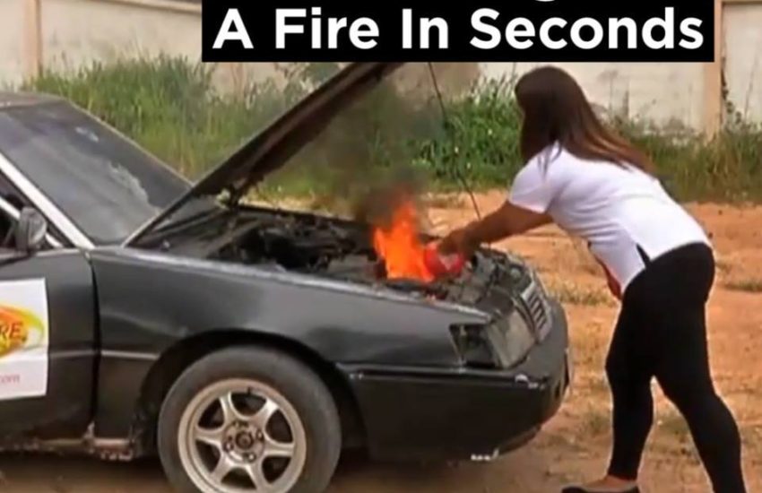 Fire Ball Extinguisher Will Save Lives