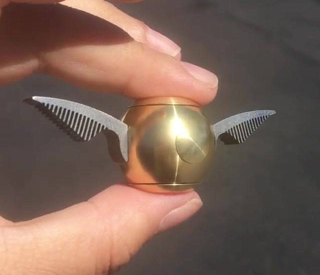Gold Snitch Fidget Spinner