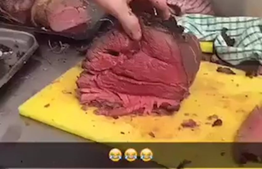 Beef Looks Like A Smiley Face
