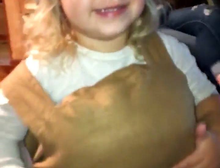 Girl Thinks She's Dressed Up As A Chicken Nugget