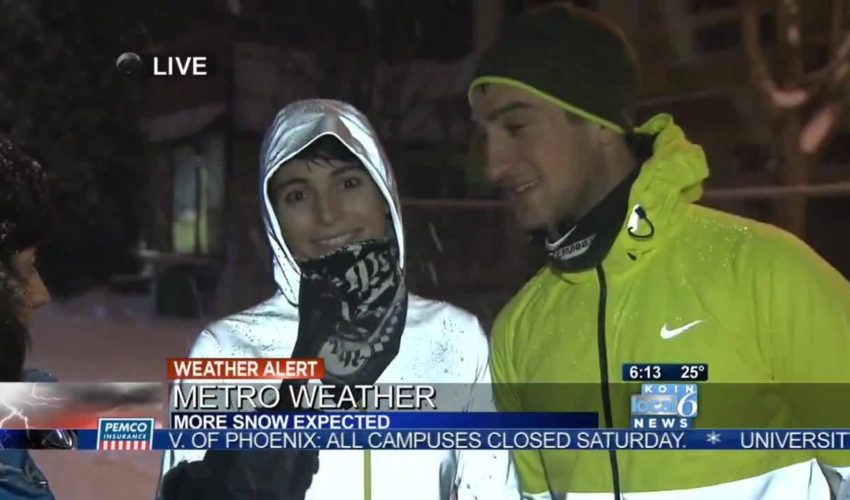 “你在雪中奔跑什麼？”